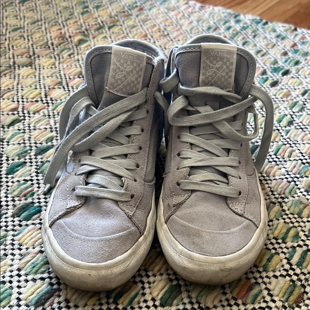 Vans Light Gray High-Top Sneakers